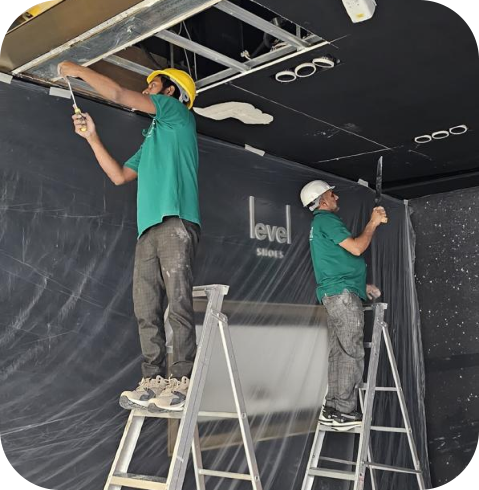 White Walls and Ceilings