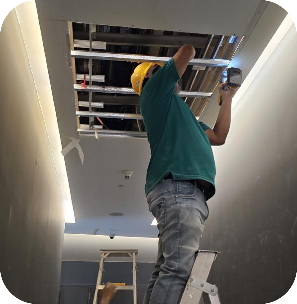 White Walls and Ceilings